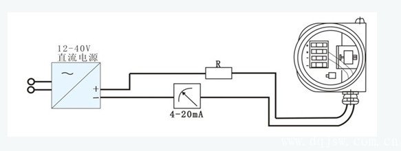 二线制压力变送器接线图实物
