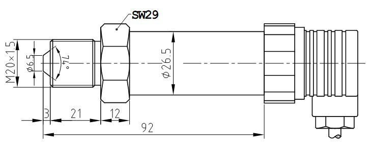 PTL702Z尺寸图